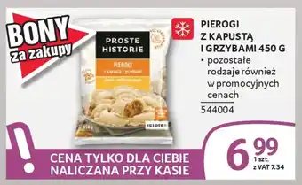 Selgros Pierogi z kapustą i grzybami oferta