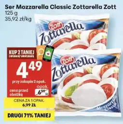 Delikatesy Centrum Ser Mozzarella Classic Zottarella Zott oferta
