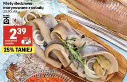 Delikatesy Centrum Filety śledziowe marynowane z cebulą 23,90 zł/kg oferta