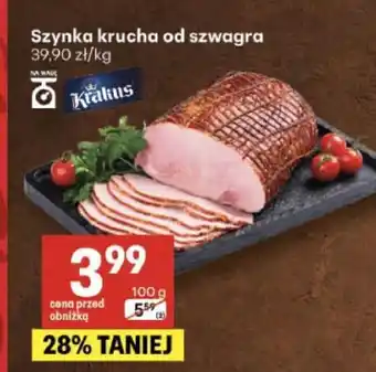 Delikatesy Centrum Szynka krucha od szwagra Krakus oferta