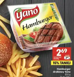 Delikatesy Centrum Hamburger drobiowy Yano oferta