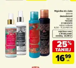 Carrefour Market Tesori d'Oriente Mgiełka do ciała, dezodorant oferta