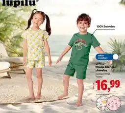 Lidl LUPILU Piżama dziecięca z bawełny oferta