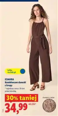 Lidl ESMARA Kombinezon damski z krepy oferta