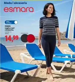 Lidl ESMARA Legginsy capri z biobawełny oferta