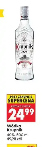 Biedronka WÓDKA KRUPNIK oferta