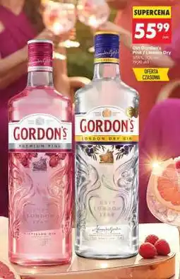 Biedronka Gin Gordon's Pink / London Dry oferta