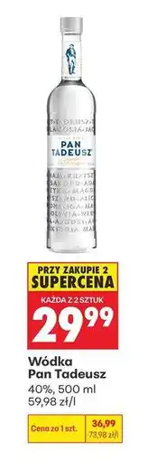 Biedronka Wódka Pan Tadeusz oferta