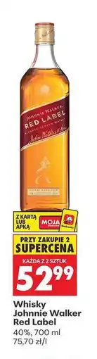 Biedronka Whisky Johnnie Walker Red Label oferta
