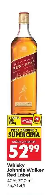 Biedronka Whisky Johnnie Walker Red Label oferta