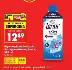 Biedronka Płyn do płukania tkanin Spring Awakening Lenor, 987 ml oferta