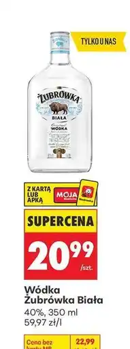 Biedronka Wódka Żubrówka Biała oferta