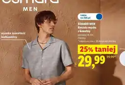 Lidl ESMARA MEN Koszula męska z bawełny oferta