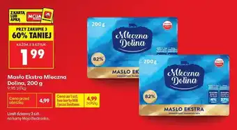 Biedronka Masło Ekstra Mleczna Dolina 200 g oferta
