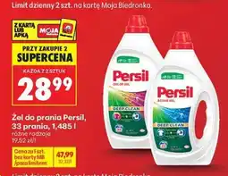 Biedronka Żel do prania Persil, 33 prania, 1,485 l oferta