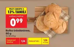 Biedronka bułka śniadaniowa 80 g oferta