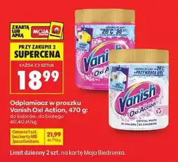 Biedronka Vanish Oxi Action oferta
