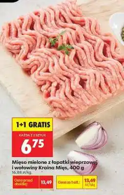 Biedronka Mięso mielone z łopatki wieprzowej i wołowiny Kraina Mięs 400 g oferta