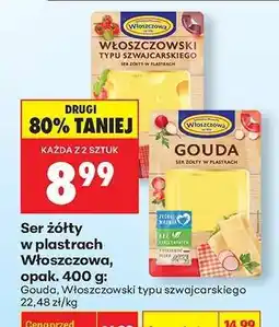 Biedronka Gouda, Włoszczowski typu szwajcarskiego oferta
