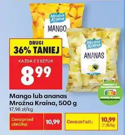 Biedronka Mango lub ananas Mroźna Kraina, 500 g oferta