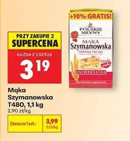 Biedronka Mąka Szymanowska T480, 1,1 kg oferta