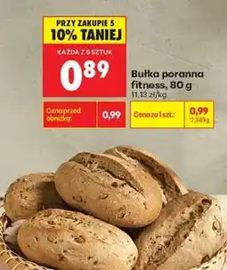 Biedronka bułka poranna fitness , 80 g oferta