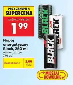 Biedronka Napój energetyczny Black, 250 ml oferta
