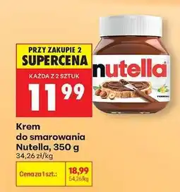 Biedronka Krem do smarowania Nutella 350 g oferta