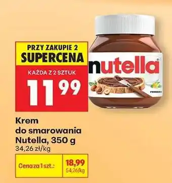 Biedronka Krem do smarowania Nutella 350 g oferta