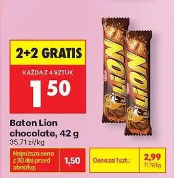 Biedronka Baton Lion chocolate, 42 g oferta
