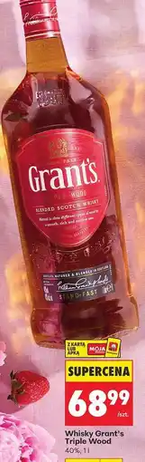 Biedronka Whisky Grant's Triple Wood oferta