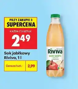 Biedronka Sok jabłkowy Riviva, 1 l oferta