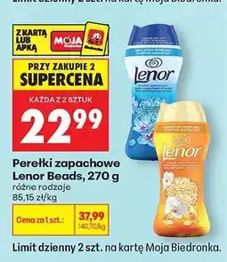 Biedronka Perełki zapachowe Lenor Beads, 270 g oferta