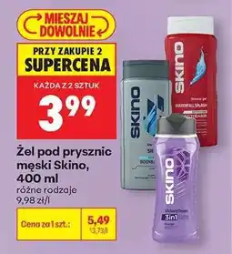 Biedronka Żel pod prysznic męski Skino 400 ml oferta