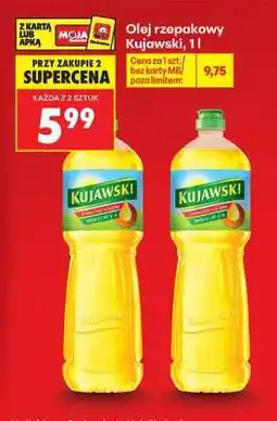 Biedronka Olej rzepakowy Kujawski, 1l oferta