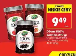 Biedronka Dżem 100% Łowicz, 210 g oferta