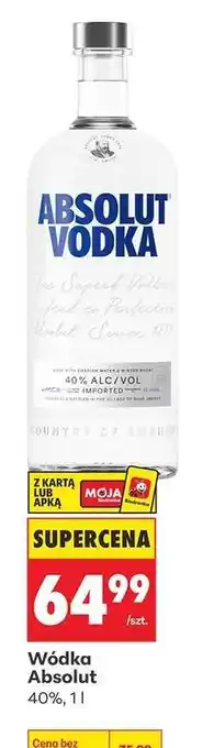 Biedronka Wódka Absolut oferta