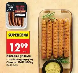 Biedronka Kiełbaski grillowe z wędzoną papryką Czas na Grill, 400 g oferta