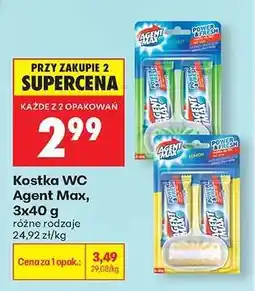 Biedronka Kostka WC Agent Max, 3x40 g oferta