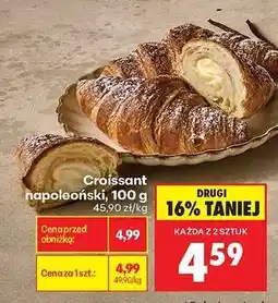 Biedronka Croissant napoleoński, 100 g oferta