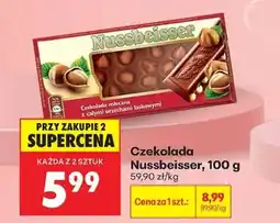 Biedronka CZEKOLADA NUSSBEISSER 100 G oferta
