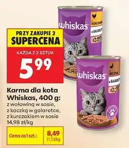 Biedronka Karma dla kota Whiskas , 400 g oferta