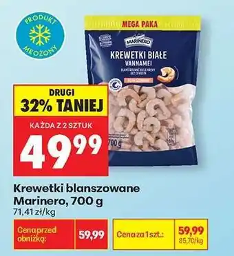 Biedronka Krewetki blanszowane Marinero, 700 g oferta