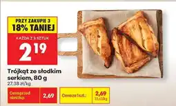 Biedronka Trójkąt ze słodkim serkiem, 80 g oferta
