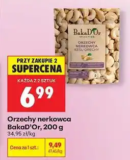Biedronka Orzechy nerkowca BakaD’Or, 200 g oferta