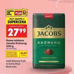 Biedronka Kawa mielona Jacobs Krönung, 500 g oferta