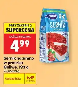 Biedronka Sernik na zimno w proszku Gellwe, 193 g oferta
