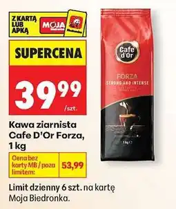 Biedronka Kawa ziarnista Cafe d'Or Forza, 1 kg oferta