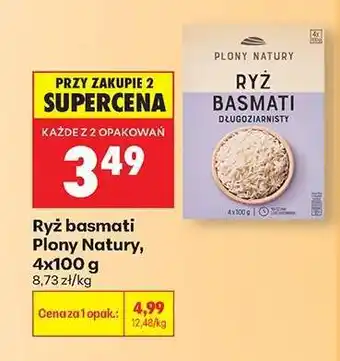 Biedronka Ryż basmati Plony Natury 4x100 g oferta