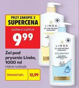 Biedronka Żel pod prysznic Linda, 1000 ml oferta